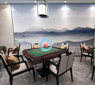 杭州中式茶牌会所360全景效果图案例展示